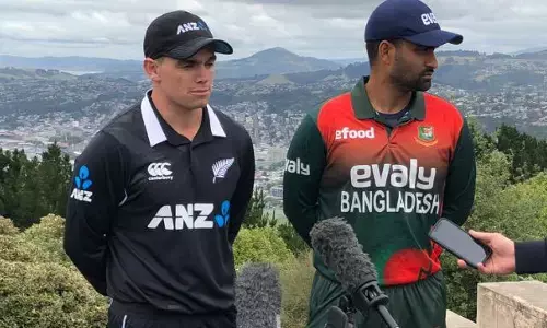 பங்களாதேஷ் அணிக்கு எதிரான டி-20 தொடருக்கான நியூசிலாந்து அணி அறிவிப்பு.!