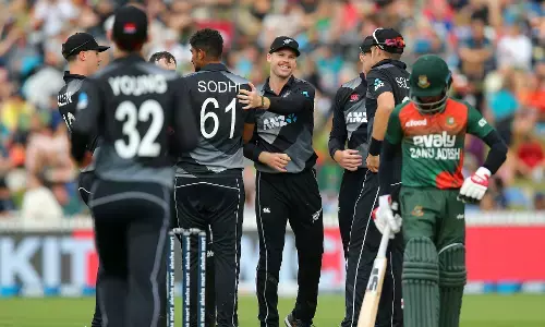 பங்களாதேஷ் அணிக்கு எதிரான முதல் டி-20 போட்டியில் நியூசிலாந்து அணி அபார வெற்றி.!