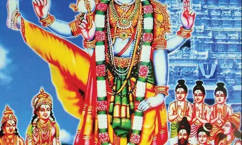 திருமால் மூன்று நிலைகளில் காட்சி தந்த அதிசய ஆலயம். உலகளந்த பெருமாள் கோவில்