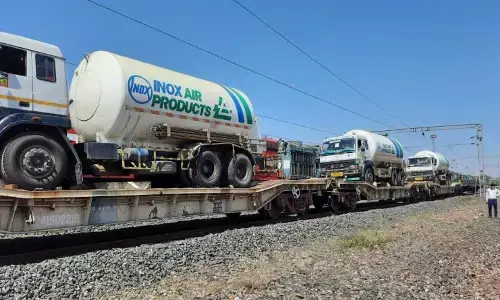 5வது முறையாக மதுரைக்கு வந்த 9.64 மெட்ரிக் டன் ஆக்சிஜன் எக்ஸ்பிரஸ் ரயில்.!