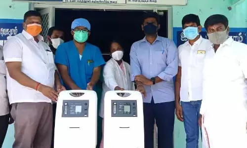 அரவக்குறிச்சிக்கு 5 ஆக்ஸிஜன் செறிவூட்டிகளை வழங்கிய அண்ணாமலை!