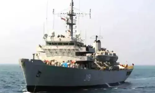 ஓய்வுபெறும் ஐ.என்.எஸ். சந்தயக் போர் கப்பல்: எளியமுறையில் நடைபெறும் விழா.!