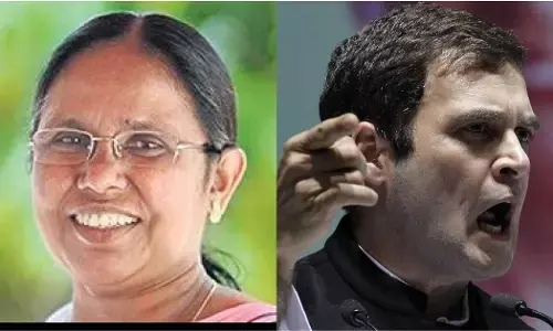 காங்கிரஸ் கட்சியின் மென்மையான ஹிந்துத்துவம் நாட்டை அழிக்கிறது : கேரள மாடல் புகழ் ஷைலஜா டீச்சர்..!