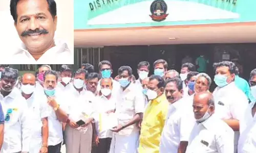 நிவாரண உதவிகளை தடுக்கும் வேலூர் தி.மு.க. எம்.எல்.ஏ. மீது அ.தி.மு.க. புகார்.!