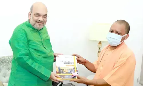 ஜிதின் பிரசாதா பா.ஜ.க-வில் இணைந்ததை அடுத்து அமித்ஷாவை நேரில் சந்தித்த யோகி ஆதித்யநாத்.!