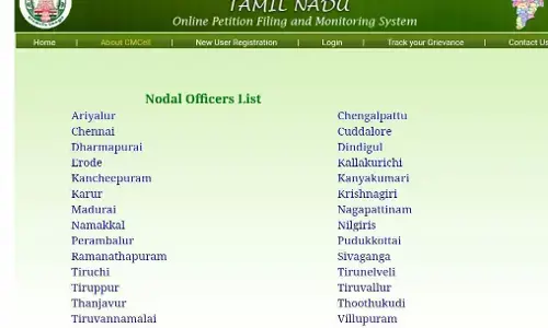 முதல்வரின் தனிப்பிரிவு இணையதளத்தில் கோவை, சேலம் உட்பட 8 மாவட்டங்கள் புறக்கணிப்பு!