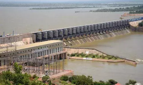 தமிழகம் எல்லை வந்த கிருஷ்ணா நதி நீரை அமைச்சர் மலர் தூவி வரவேற்றார்!