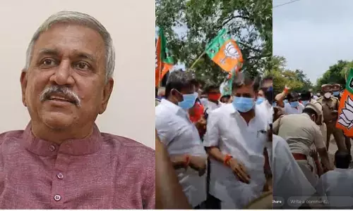 பா.ஜ.க-வினரை மிரட்டி பார்க்கலாம் என தி.மு.க-வினர் நினைத்தால் அது நடக்காது : சரவணகுமார் கைது குறித்து நாராயணன் திருப்பதி தடாலடி!