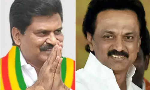 ஜெய்ஹிந்த் வார்த்தை நீக்கப்பட்டதால் தமிழகம் தலைநிமிர்ந்து விட்டது- தி.மு.க கூட்டணி எம்.எல்.ஏ-வின் பிரிவினைவாத பேச்சு! ஜெய்ஹிந்த் வார்த்தை நீக்கப்பட்டதால் தமிழகம் தலைநிமிர்ந்து விட்டது- தி.மு.க கூட்டணி எம்.எல்.ஏ-வின் பிரிவினைவாத பேச்சு!