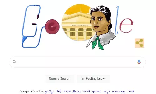 இந்தியாவின் முதல் பெண் மருத்துவரின் பிறந்தநாளை சிறப்பித்த கூகுள்!