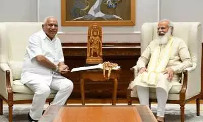 கர்நாடக வளர்ச்சிக்கும் பா.ஜ.க.வுக்கும் எடியூரப்பா ஆற்றிய பணிகளை வர்ணிக்க வார்த்தை இல்லை.. பிரதமர் மோடி ட்விட்.!