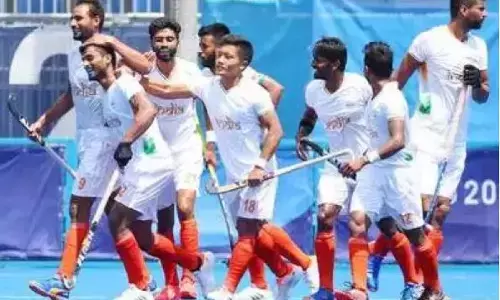 ஒலிம்பிக் ஆடவர் ஆக்கி.. காலிறுதிக்கு தகுதி பெற்ற இந்தியா.!