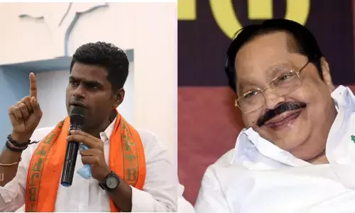 அண்ணாமலைக்கு நல்ல மனசு உளமாற பாராட்டிய தி.மு.க பொதுச்செயலாளர் துரைமுருகன்.