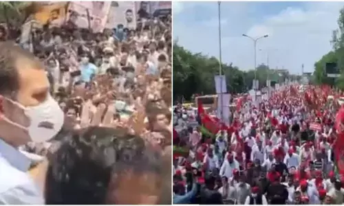 கும்பமேளாவால் கொரோனா பரவும் என்ற ராகுல் காந்தி, ஆயிரம் பேரைக் கூட்டி கூட்டம் நடத்தினால் மட்டும் பரவாதா? இதாங்க அரசியல்..! புரிஞ்சா சரி!