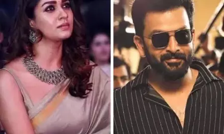முதன்முறையாக ப்ரித்விராஜுடன் ஜோடி சேரும் நயன்தாரா !