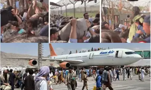 குழந்தைகளையாவது எடுத்து செல்லுங்கள் !அமெரிக்க வீரர்களிடம் கெஞ்சும் ஆப்கான் தாய்மார்கள் !