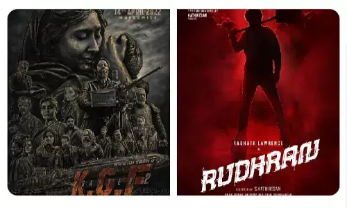 கே.ஜி.எஃப்வுடன் மோதும் லாரன்ஸ்ன் ருத்ரன்