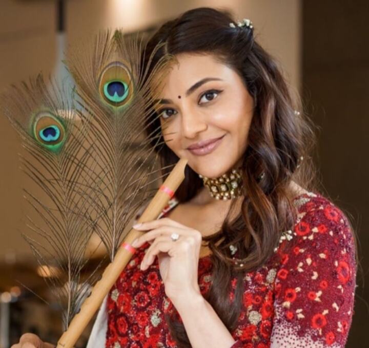 காஜலின் கிருஷ்ண ஜெயந்தி கொண்டாட்டங்கள் !