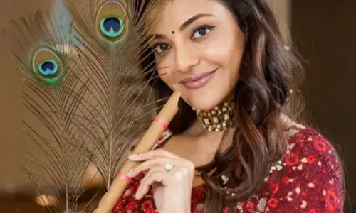 காஜலின் கிருஷ்ண ஜெயந்தி கொண்டாட்டங்கள் !