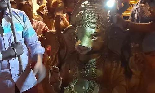 இலவச மொட்டை ! விநாயகர் சிலை சேதம் ! இதுவே தி.மு.க வின் சதுர்த்திப் பரிசு !