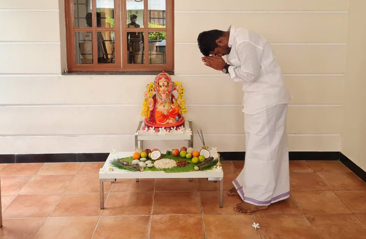 வாழ்த்து கூட கூற மனமில்லாத தலைவர்கள் மத்தியில் விநாயகரை வணங்கி வாழ்த்து தெரிவித்த அண்ணாமலை !