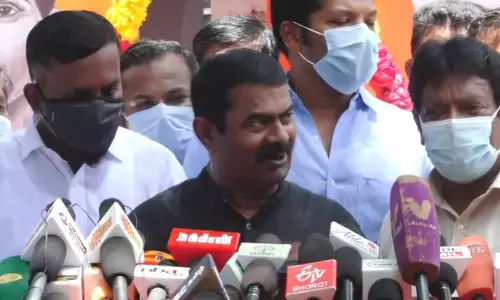 யாரை ஏமாற்ற ஒப்புக்கு தீர்மானம் போடுறீங்க !  - தி.மு.கவை கிழிக்கும் சீமான் !