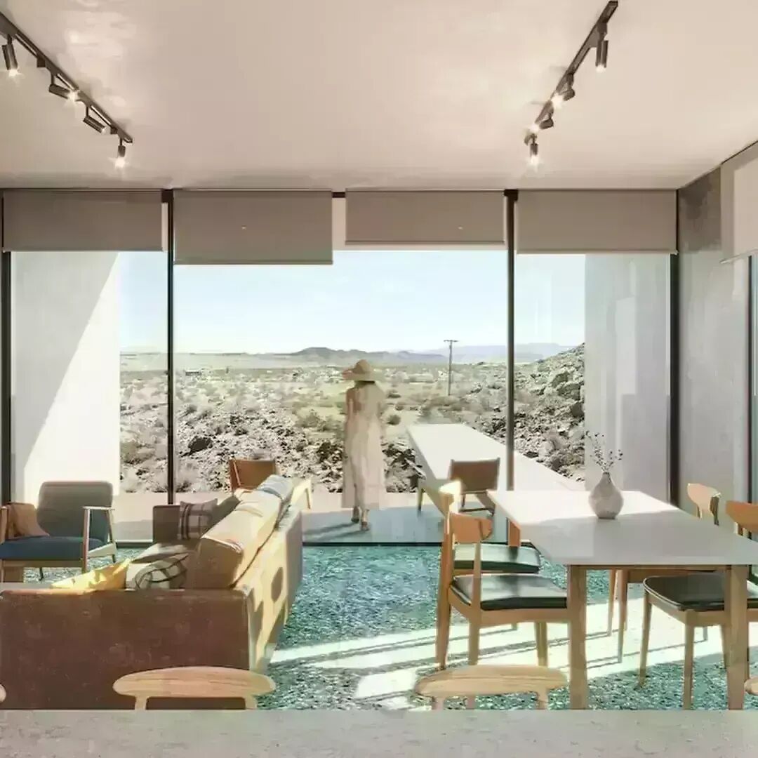 பாலைவனத்தில் கட்டப்படும் ஆடம்பர வீடு: சமூக வலைதளங்களில் வைரலாகும் போட்டோ!