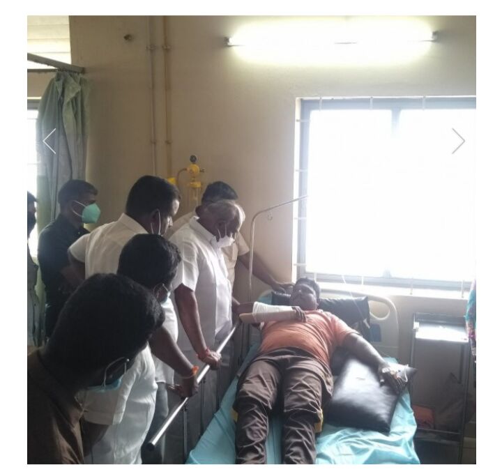 தொடர்ந்து தாக்கப்படும் இந்து மத உணர்வாளர்கள் - இந்து முன்னணி நிர்வாகி மீது தாக்குதல் !