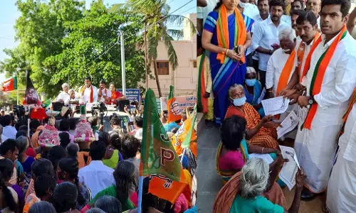 உள்ளாட்சி தேர்தல்: பாளையங்கோட்டையில் பிரச்சாரத்தை தொடங்கிய பா.ஜ.க. தலைவர் அண்ணாமலை !