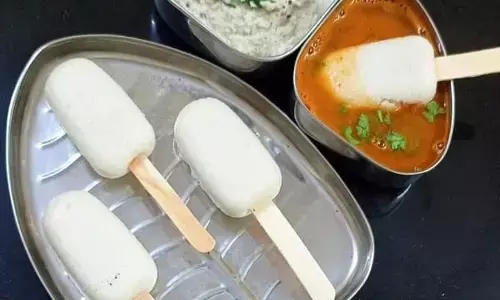 சமூக வலைதளத்தில் வைரலாகும் ஐஸ்கிரீம் ஸ்டிக் இட்லி!