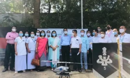 தெற்கு ஆசியாவில் புதிய மைல்கல்: ட்ரோன் மூலம் தடுப்பு மருந்து விநியோகித்த இந்தியா!