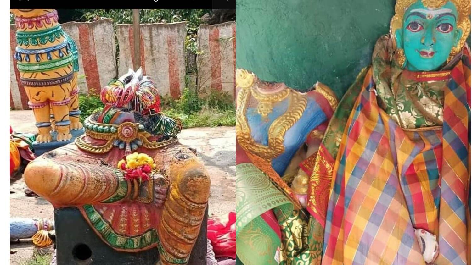 சிறுவாச்சூரில் சிலைகள் உடைப்பு- தமிழ்நாடா தலிபான் நாடா என்று கொதிக்கும் இந்துக்கள் !