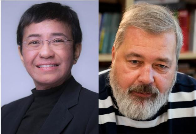 பிலிப்பைன்ஸ், ரஷ்யா பத்திரிகையாளர்களுக்கு அமைதிக்கான நோபல் பரிசு!