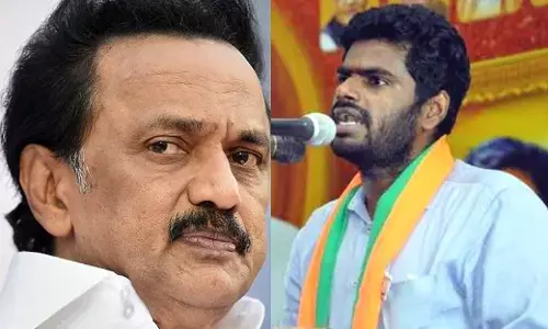 தைரியம் இருந்தா பா.ஜ.க. மீது கை வைக்கட்டும்: வட்டியும் முதலுமா தி.மு.க.வுக்கு திருப்பி கொடுப்போம்: எரிமலையாய் வெடித்த அண்ணாமலை!