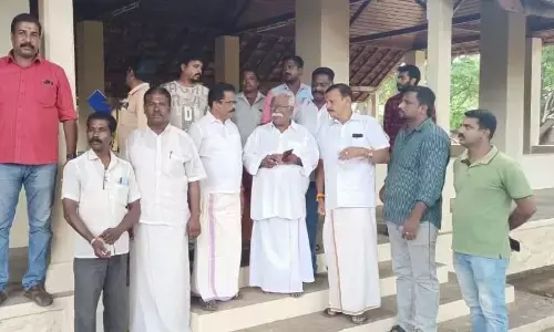 பா.ஜ.க சட்டமன்ற உறுப்பினர் M.R காந்தி கோரிக்கையை ஏற்று புதுப்பிக்கப்பட்ட இந்து மத நூல் நிலையம் !