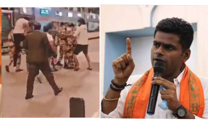 விஜய் சேதுபதி மீதான தாக்குதல் மனிதாபிமானமற்றது - கண்டிப்புடன் கூறிய  அண்ணாமலை !