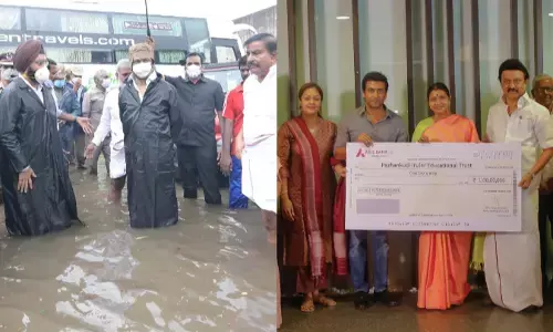 வானிலை எச்சரிக்கை சமயத்தில் ஜெய்பீம் படம், மழையில் மக்கள் அவஸ்தை படும் நேரத்தில் ஆய்வு நாடகம் - இது விளம்பர அரசு !