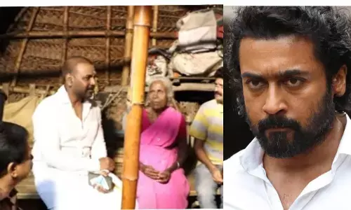 கோடிகளில் சம்பாரித்த சூர்யா கப்சிப் - உண்மையாக உதவிக்கரம் நீட்டிய ராகவா லாரன்ஸ் !