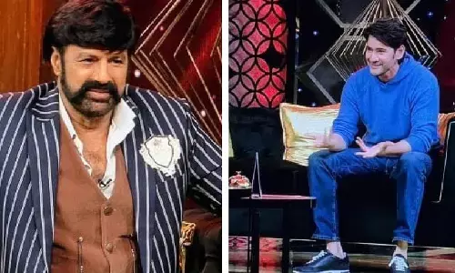 மகேஷ்பாபுவுடன் பாலகிருஷ்ணா நடத்திய ஜாலி நிகழ்ச்சி