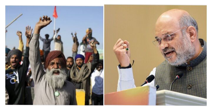 அமித்ஷா பேச்சுவார்தைக்கு பின் டெல்லி போராட்டத்தை கைவிடப்போவதாக அறிவித்த விவசாயிகள்