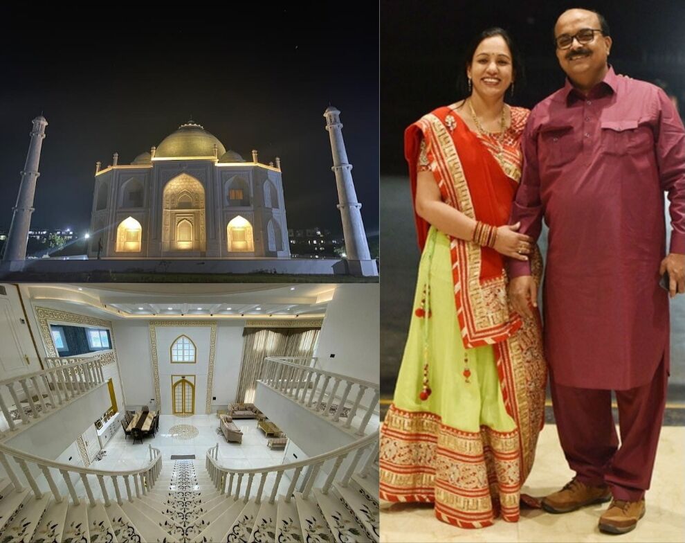 தாஜ்மஹால் போன்ற வீட்டின் புகைப்படங்கள் சமூக வலைதளங்களில் வைரல் !