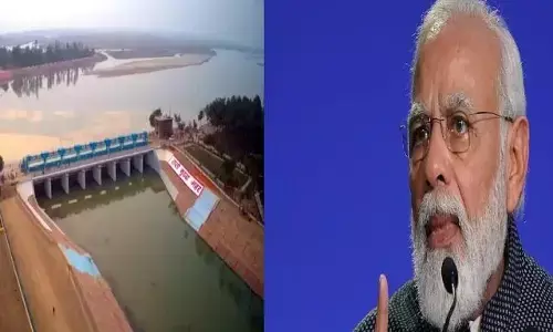 வரலாற்று சிறப்பு மிக்க சரயு தேசிய கால்வாய் திட்டம் - நாட்டுக்கு அற்பணித்த பிரதமர் மோடி !