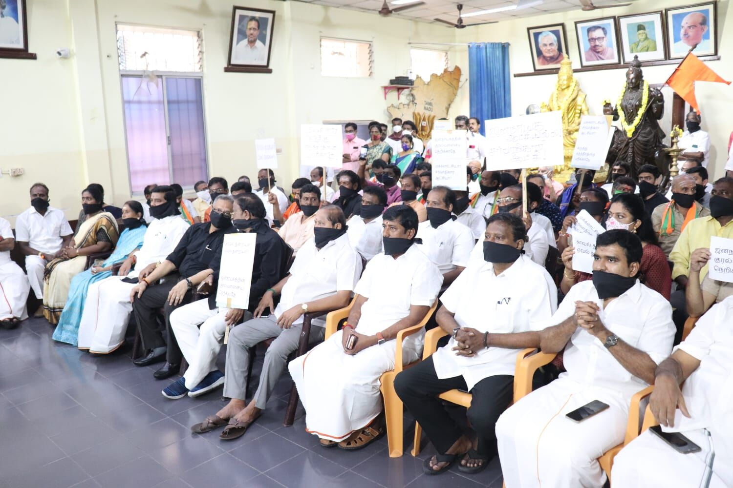 தி.மு.க. அரசை கண்டித்து தமிழகம் முழுவதும் பா.ஜ.க. ஐ.டி. பிரிவு சார்பில் அறப்போராட்டம்!