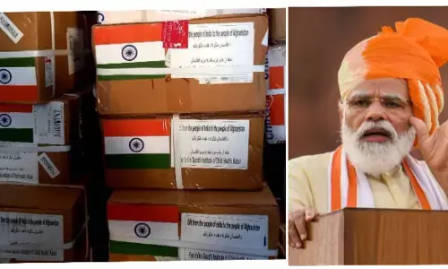 மனித நேயத்துடன் மருந்து பொருள்களை ஆப்கானிஸ்தான் நாட்டிற்கு அனுப்பி வைத்த பிரதமர் மோடி !