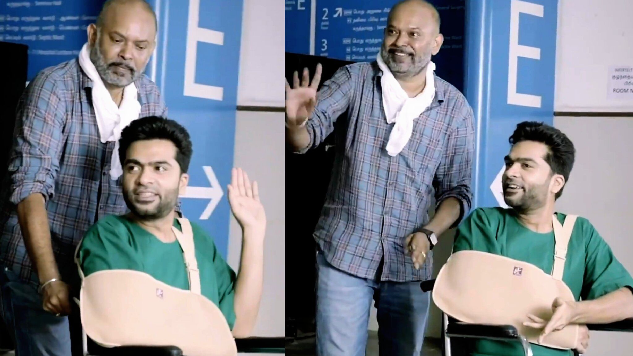 மருத்துவமனையில் இருந்து வீடு திரும்பிய சிம்பு !