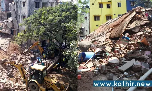 சென்னை: இடிந்த அடுக்குமாடி குடியிருப்பு பகுதிகளில் வசித்த மக்களை விரட்டியடிக்கும் தி.மு.க. அரசு: எங்கே செல்வது என தெரியாமல் தவிப்பு!