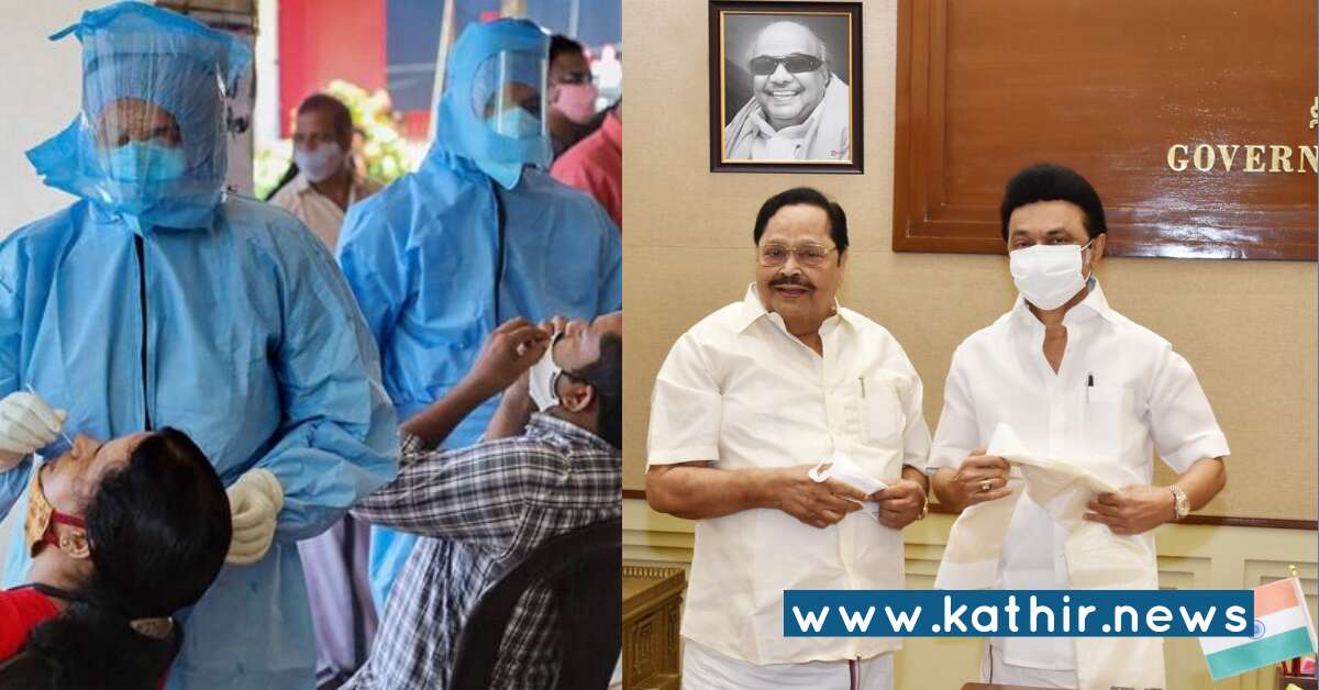 பத்தாயிரத்தை தாண்டிய கொரோனோ - ஸ்டிக்கர் ஒட்டுவதில் பிஸியான தி.மு.க அரசு!