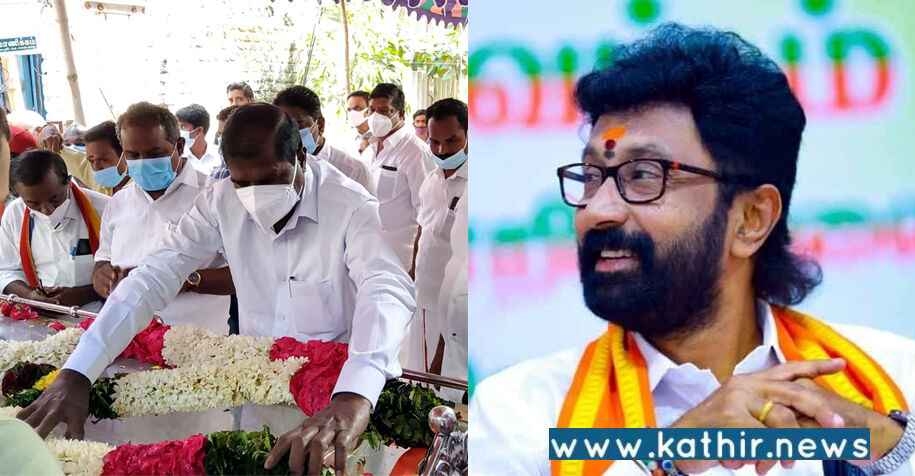 தருமபுரி மாவட்ட பா.ஜ.க. தலைவர் அனந்த கிருஷ்ணன் உடலுக்கு ஜி.கே.மணிஅஞ்சலி!