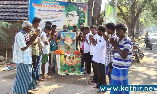 நேதாஜி சுபாஷ் சந்திரபோஸ் 126வது பிறந்த நாள் விழா: தருமபுரியில் இளைஞர்கள் உற்சாகத்துடன் கொண்டாட்டம்!