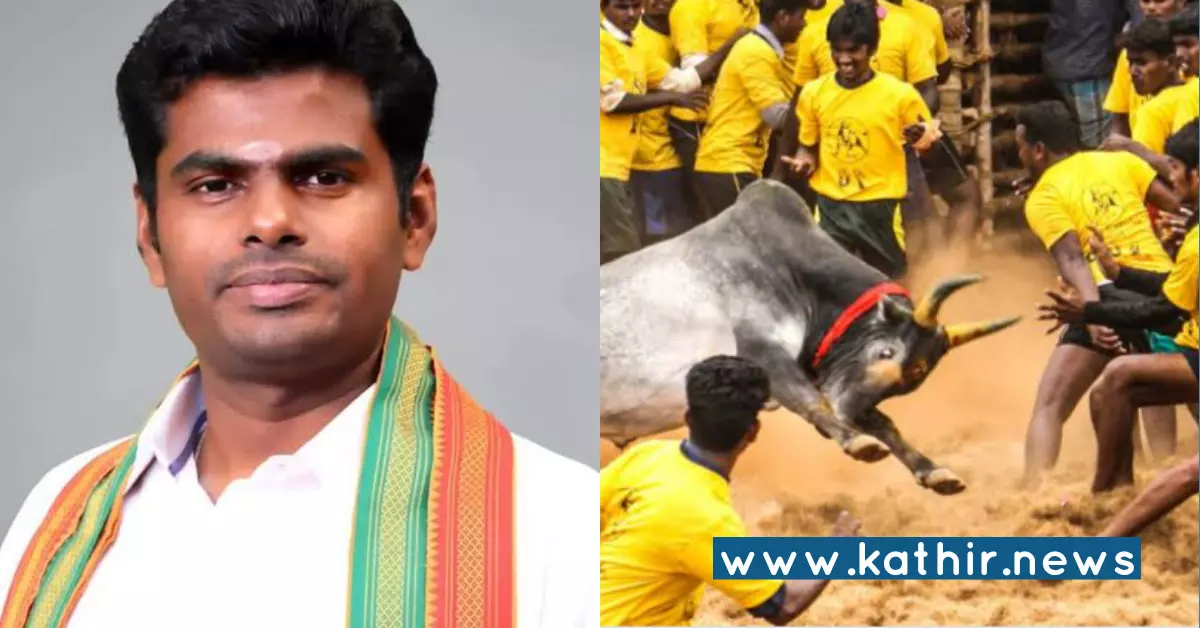 தமிழர் கலாச்சாரம் மீட்டெடுப்பு பா.ஜ.க தலைவர் அண்ணாமலை தலைமையில் நாமக்கல்லில் ஜல்லிக்கட்டு விழா!